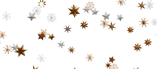 Snowflakes Falling On Snow - Winter Banner