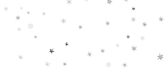 Winter christmas sky with falling snow