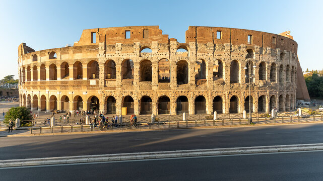 The Colosseum in Rome on October 2022