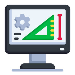 dimensions flat icon