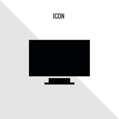 TV vector icon illustration sign