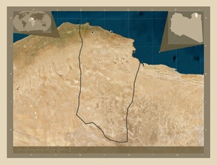 Darnah, Libya. High-res satellite. Major cities