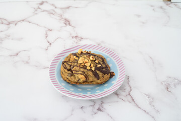 chocolate cookies on a plate