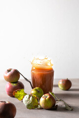 fresh home-made apple juice