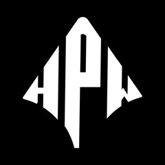 HPW logo. HPW logo letter logo design vector image. HPW letter logo design. HPW modern and creative letter logo. 3 letter logo Vector Art Stock Images.