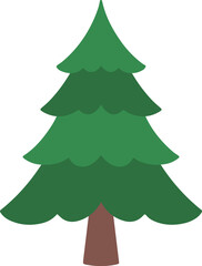 Christmas Watercolor Spruce Tree