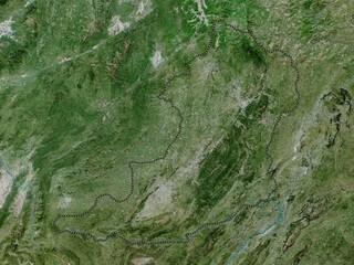 Oudomxai, Laos. High-res satellite. No legend