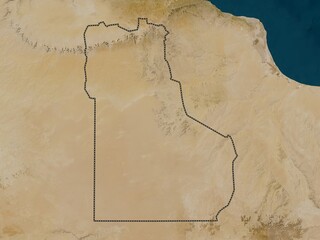 Al Jabal al Gharbi, Libya. Low-res satellite. No legend