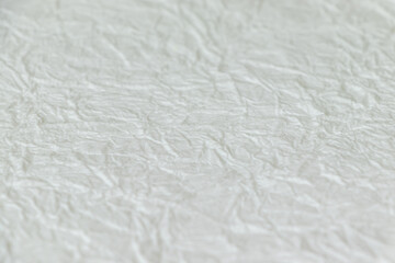 しわのある和紙の表面