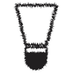 Shuttlecock badminton sport vector illustration