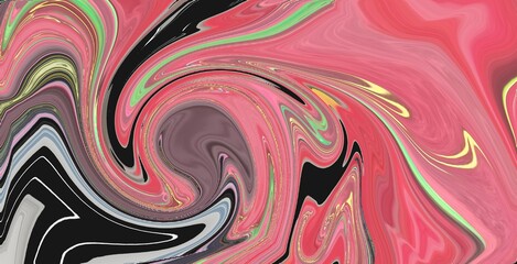Obraz premium close up of a fabric ink water color marble design wallpaper background tile swirl motion abstract 