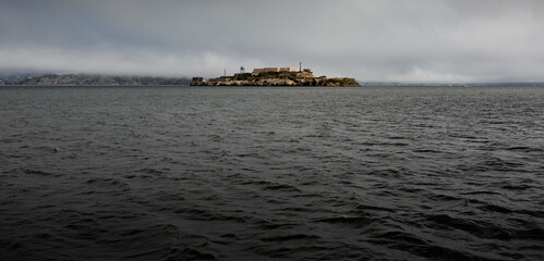 Alcatraz auf der Insel vor San Francisco