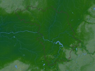 Kauno, Lithuania. Physical. No legend