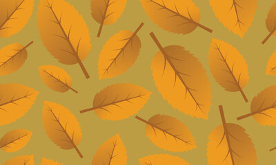 Obraz premium autumn leaves background. seamless pattern