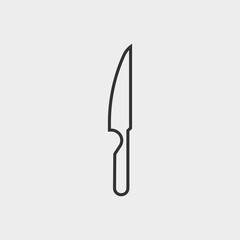 Knife vector icon illustration sign