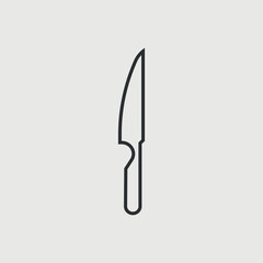 Knife vector icon illustration sign