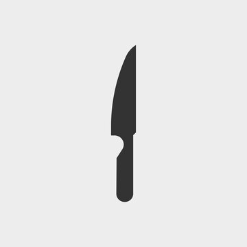 Knife vector icon illustration sign