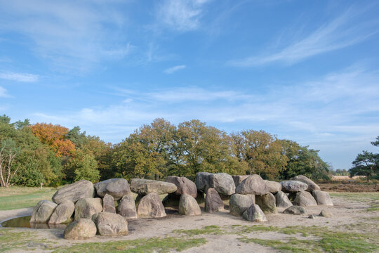 Hunnebed D53 bij Havelte, Drenthe province, The Netherlands