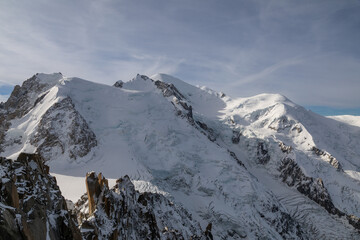 Mont Blanc from Aiguille du Midi (12,600ft)