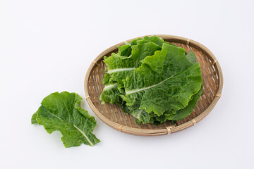 Lettuce isolated on white background.