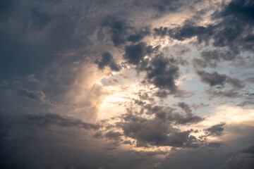 clouds at sunset