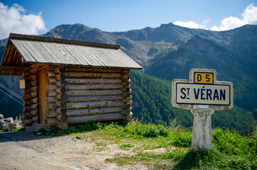 France. Saint Veran. Hautes-Alpes. Regional natural park of Queyras. The village of Saint-Véran, highest municipality of Europe