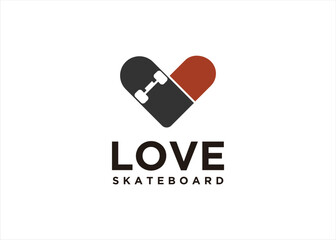 love music guitar skateboard logo design icon © Ferman Bagus Istuhri
