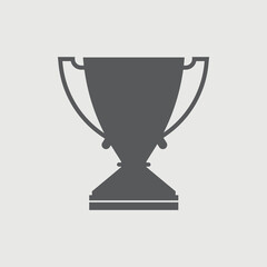 Trophy vector icon illustration sign