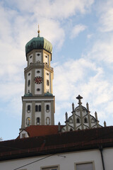 Fototapeta na wymiar Basilica of Saint Ulrich and Afra in Augsburg, Germany