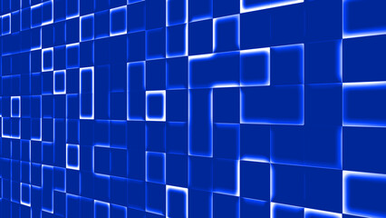 Ceramic tiles as an abstract background.blue abstract background