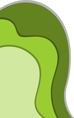 Green Papercut Shape Corner (5)