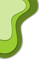 Green Papercut Shape Corner (7)