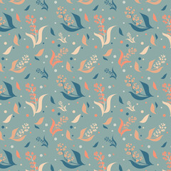 seamless pattern with flowers