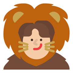 lion mascot costume party dress