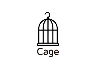 bird cage logo design