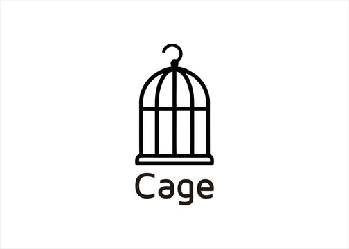bird cage logo design