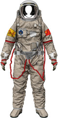 japanese spacesuit astronaut space suit - obrazy, fototapety, plakaty