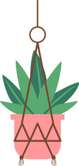 Hanging Plant Vector Decorative