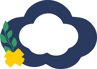 Floral Planner Notes Vector