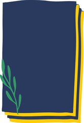 Floral Planner Notes Vector