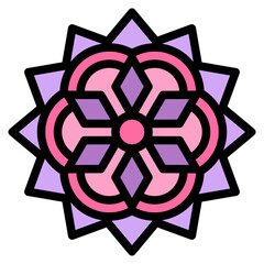 mandala icon art