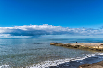 pier in the sea