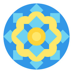 mandala icon art