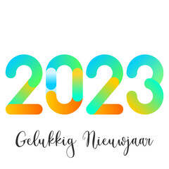 2023 - gelukkig nieuwjaar 2023