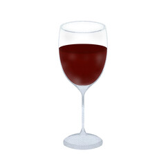 Cute wine glass halloween watercolor clipart