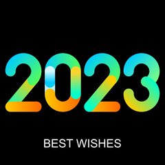 2023 - happy new year - best wishes 2023 background