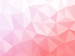 ピンク　グラデーション　ポリゴン 　背景