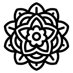 mandala icon art