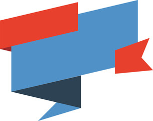 Ribbon Banner Badge Vector