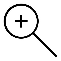 Fototapeta premium illustration of a magnifying glass
